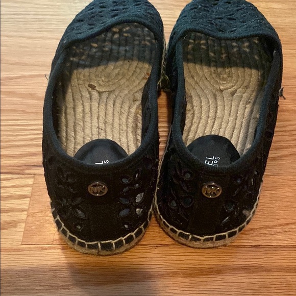 Michael Kors Black Quilted Espadrilles - Picture 2 of 6